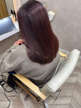 [カシスレッド/レイヤースタイル]