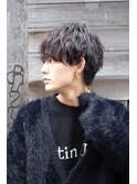 渋谷美容室ウルフツイストメンズパーマ人気トレンドk