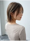 ベージュボブ　