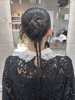 マーシュ ルーヴェ(marshu Luve) カチモリアレンジ/編みおろし/お呼ばれヘア/ヘアアレンジ