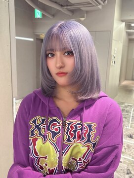 ジェム(GEM) 【暖音】ホワイトラベンダーで透明感カラー