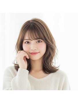 アンサ 長岡天神店(ANSA) 大人可愛いくびれミディ×透明感ベージュ