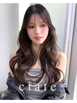 シェイト(ciate) 韓国ヘア ワンホン レイヤーカット 透明感グレージュ@mayu_ciate