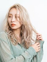 アッシュ 川口店(Ash)&nbsp;髪質改善/透け感グレージュ/前髪パーマ/ハイライト/川口駅/川口