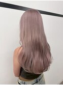 ダークパープルナチュラルショート夏のヘアアレンジ原宿