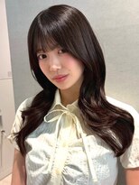 トリッカ シブヤ(TRICCA SHIBUYA)&nbsp;コテ巻き韓国風/ワンホン/レイヤー/ミディアム/顔周り小顔カット