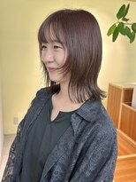 ロジェ(loje)&nbsp;20代30代40代 ミディアムレイヤー/ハッシュカット/グレージュ