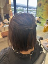 ニューヨーク ニューヨーク マザーズ イオン四條畷店(NYNY Mothers)&nbsp;ハーフアップアレンジ
