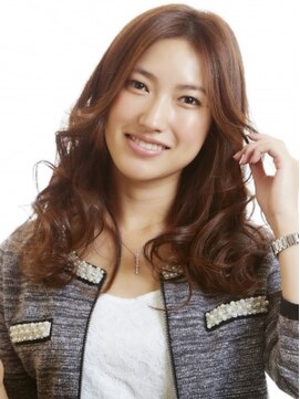 ヘアーワークスクリエイション キレイめロング×大人かわいい×ウェーブ