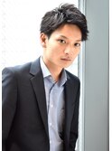 ビジネスツーブロックネープレスアップバングジェントルショート