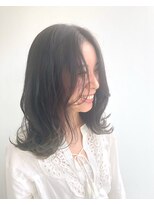 ヘアメイク オブジェ(hair make objet)&nbsp;裾カラー GReeeeN