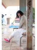 春夏の重めボブスタイル