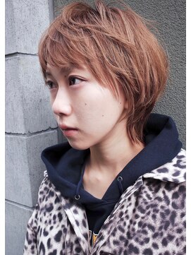 バロウ(BURROW) 【BURROW】ショートウルフヘア<<キハラシンゴ>>