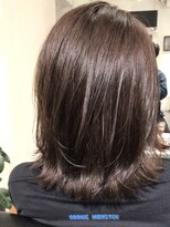 外ハネミディアムボブ