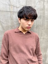 ガレージ バイ グリーン 原宿 表参道(Garage by green) 【loki】メンズマッシュ×ニュアンスパーマ