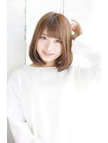 プティルカ(PutiLuca D.C.)&nbsp;厚め前髪のワンカールボブスタイル