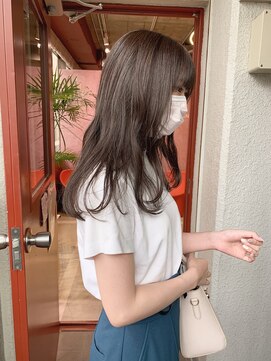 ローレンジウ(LOREN JU) 【髪質改善】柔らかシアーブラウン