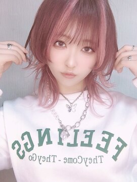 リアイス(Re:ICE) アーニャピンクミディアムウルフ