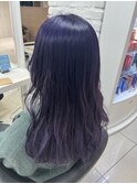 【ブリーチ1回】アッシュラベンダーカラー