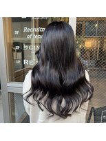 リエコー(RE'ECHO)&nbsp;暗髪ロングスタイル