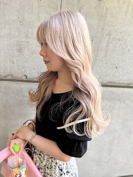 ヘアーデザイン アルエ(HAIR×design ARUE) ロング×ミルクティーベージュ