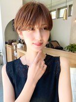 サークル(circle) 大人可愛い20代30代40代50代小顔ショートボブ丸みショートくびれ