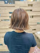 テテ(TETE) ボブ/切りっぱなしボブ/ブラウンベージュ