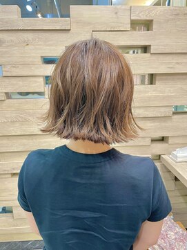 テテ(TETE) ボブ/切りっぱなしボブ/ブラウンベージュ