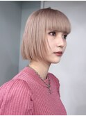 ベージュ ケアブリーチ 渋谷 佐藤