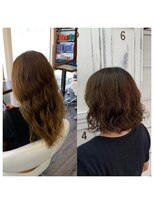 クラン ヘアーアンドスタジオ(CLAN hair & studio)&nbsp;ハイトーンエクステブリーチインナーミルクティーベージュ