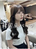 #コテ巻き風パーマ #パーマロング#韓国風パーマ