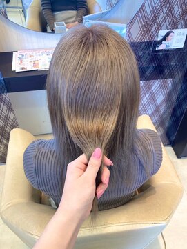 ヘアショップエヌアンドエー 久喜 栗橋店(hairshop N&A) 髪質改善ケアカラー×縮毛矯正 ハイライト/ハイトーン