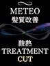 【9時～12時限定】◆髪質改善◆カット＋METEO酸熱トリートメント