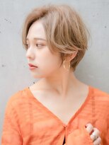 ニューヨークニューヨーク なんば道頓堀店(NYNY)&nbsp;ハンサムショート×ミルクティーベージュ