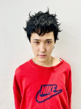 レコ 渋谷(LECO) 黒髪シャギーショート