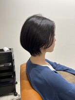 ネイロ 錦糸町(NeiRo)&nbsp;魅力倍増カールセミディシアーカラーダークアッシュショートヘア