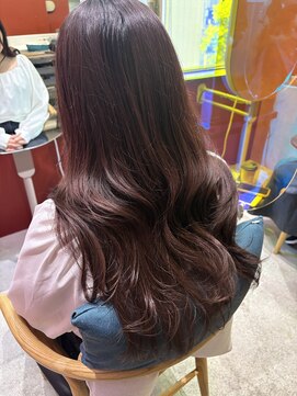 ローレンジウ(LOREN JU) 透明感髪質改善ベージュダブルカラーミルクティーグレージュ