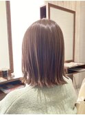透け感カラー外ハネボブ　20代30代40代 仙台 岩切 利府 多賀城
