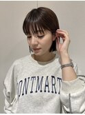 ぱつっとボブ