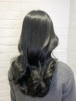 ヘアースペースブルーム プリュス 石橋店(HAIR SPACE BLOOM plus)&nbsp;#透明感カラー#オリーブグレージュ#顔まわりレイヤーカット