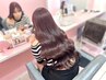 【ヘアカラー】＋【シールエクステ60本】　韓国エクステ☆￥15000/大阪梅田駅