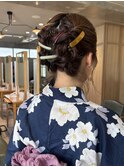 ボブピンアレンジスタイル