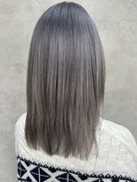 ルノン シェリー(LUNON cheliy) イメチェンヘアスタイルホワイトブロンド外ハネボブ美髪のススメ