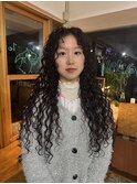 スパイラルパーマ