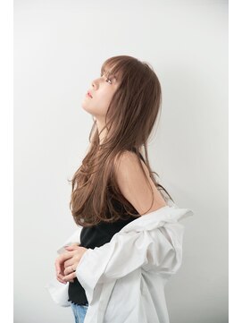 ラル(Lull) ウェーブ×デジタルパーマ×ロングレイヤーカット×グレージュ