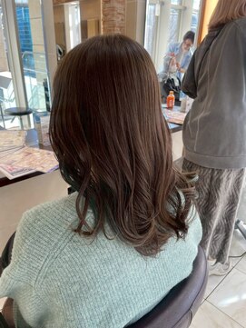 ルページ 千葉(lpage) 髪質改善/顔周りレイヤーカット/グレージュ[千葉/千葉駅]