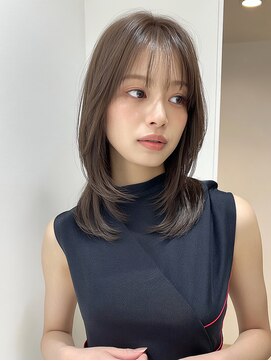 【Ｌｅ’ａ】レイヤーカット　グレージュカラー018