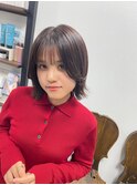韓国風すっきりボブ