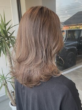 ニーノ(Nino) 美髪◎髪質改善トリートメント×暗髪ミディアム×大人カジュアル