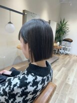 ヘアポケット スタイル店(HAIR POCKET)&nbsp;首元スッキリ bob×グレージュ